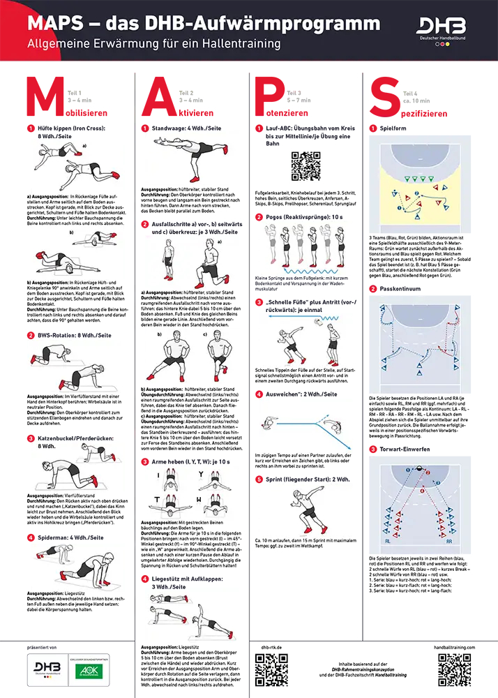 DHB-Aufwärmprogramm Halle